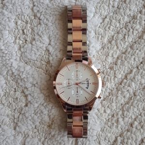 Beautiful two-tone watch mfg by Cuena